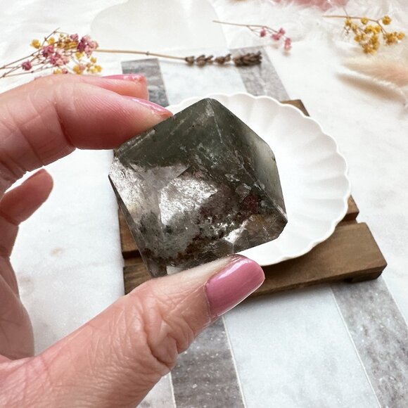 Small Garden Quartz Lodalite Free Form | Garden Quartz Gusher - Picture 5 of 10